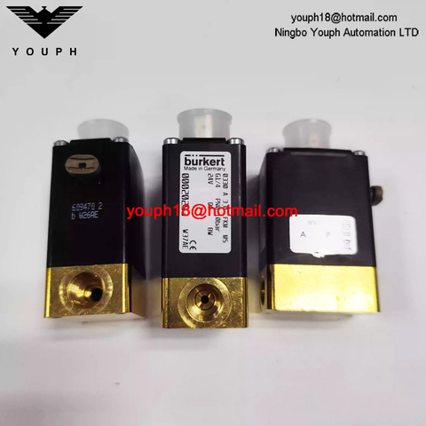Burkert 00020293 0330A Serie FKM Válvula solenoide normalmente cerrada de acción directa de 2/2 vías