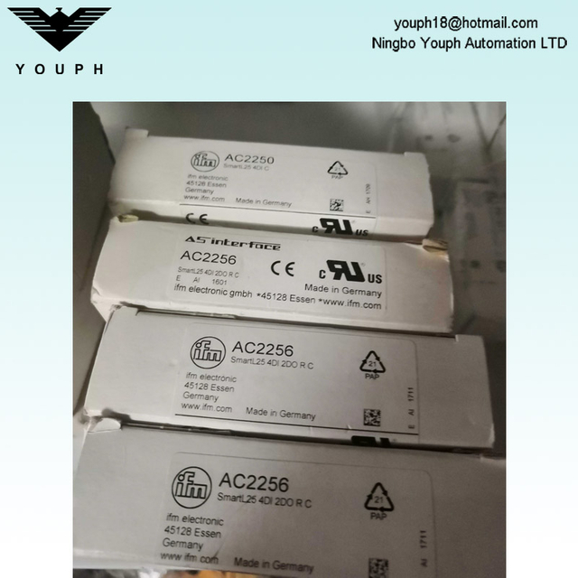 IFM AC2256 AS-Interface Control Gabinet Module AC2256 SmartL25 4DI 2DO RC