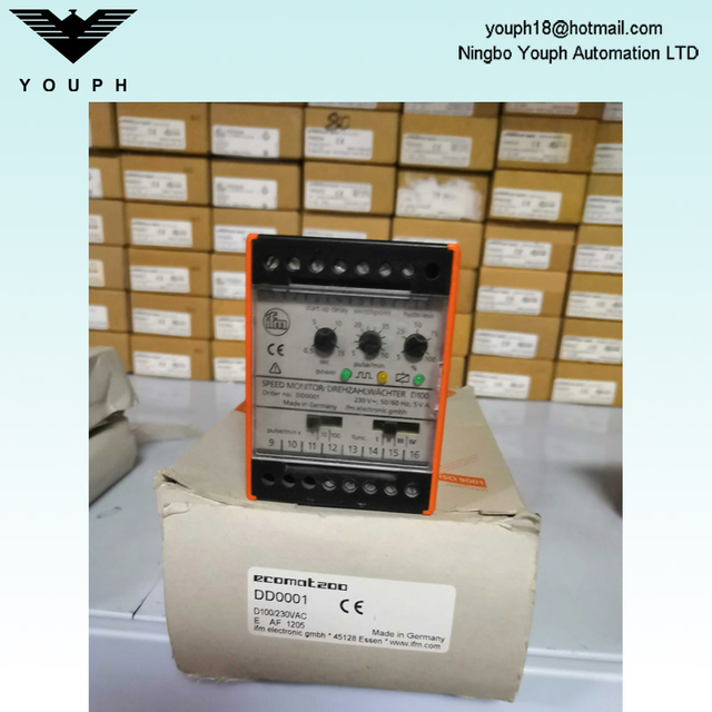 IFM DD0001 Unidad de evaluación de monitoreo de velocidad