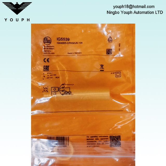 IFM IG5539 IGA4005-CPKG/US-104 Sensor inductivo