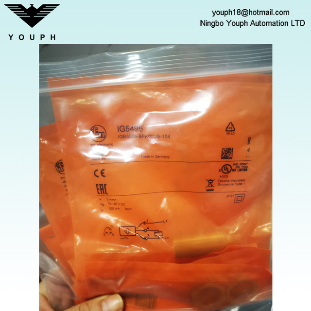 IFM IG5495 IGB3005-BPKG/US-104 Sensor inductivo