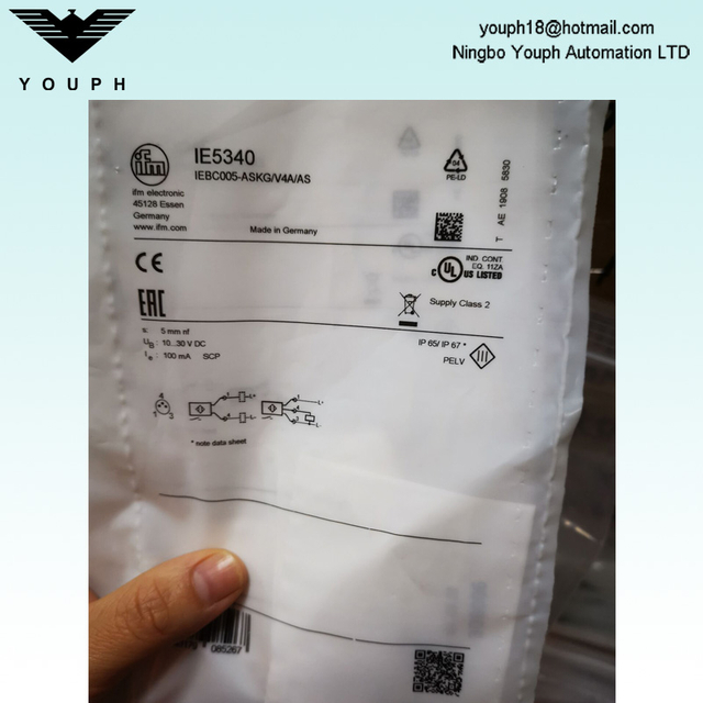 IFM IE5340 IEBC005-ASKG/V4A/AS Sensor inductivo