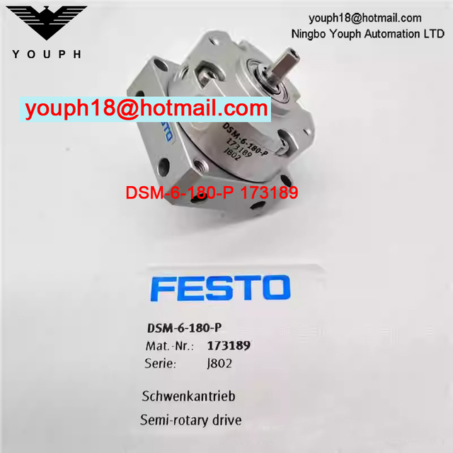 Festo DSM-6-180-P 173189 ángulo giratorio 180 ° DSM Cilíndrico giratorio