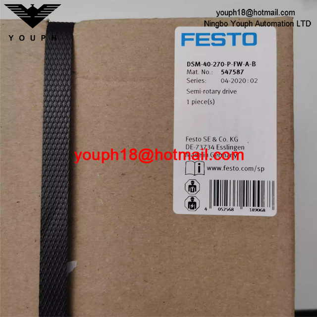 Festo DSM-40-270-P-FW-AB 547587 547588 547589 DSM-40-270-AB 547595 G1/8 Drive semi-rotación de aluminio