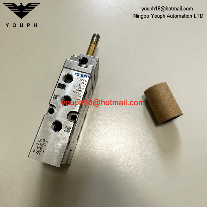 Festo MFH-5-1/8-B 19758 G1/8 5/2 válvula de tigre de válvula 2000 Válvula solenoide