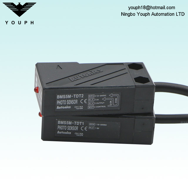 Autonics BMS5M-TDT Amplificador de haz de paso Tipo incorporado por sensor fotoeléctrico de detección lateral