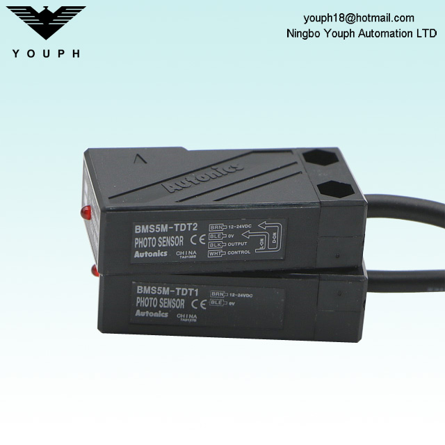 Autonics BMS5M-TDT Amplificador de haz de paso Tipo incorporado por sensor fotoeléctrico de detección lateral