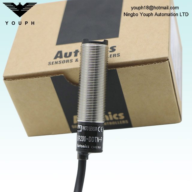 Autonics BR200-DDTN-P BR200-DDTN-CP Sensor de fotos de conector reflectante de haz estrecho