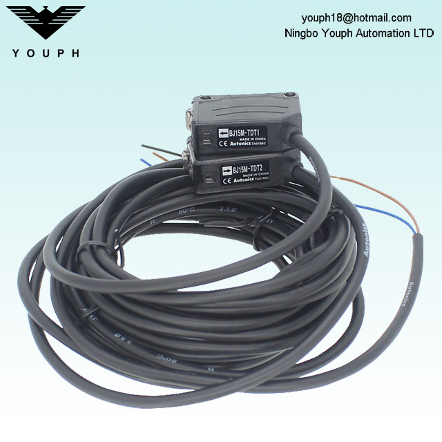 AUTONICS BJ15M-TDT BJ15M-TDT-P BJ Serie Tipo de haz transmitido Sensor fotoeléctrico