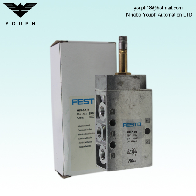 MFH-5-1/8 9982 H602 Válvulas neumáticas solenoides Festo Tiger Classic