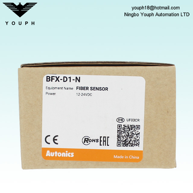 Autonics BFX-D1-N BFX Series LCD Display Amplificador de fibra óptica digital