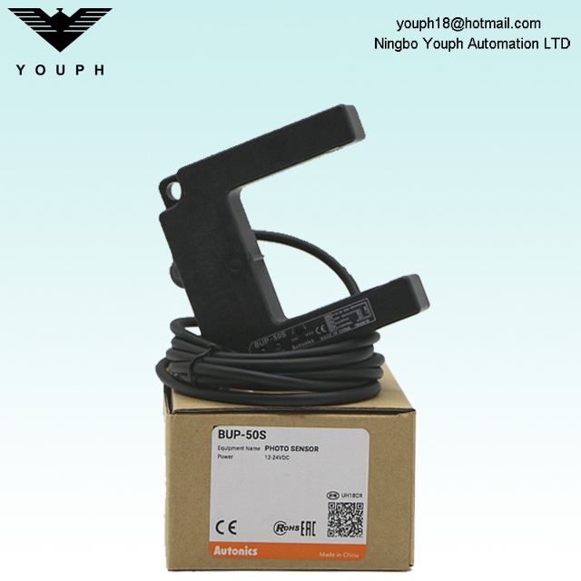 Autonics bup-50s sensor en forma de U sensor fotográfico de haz
