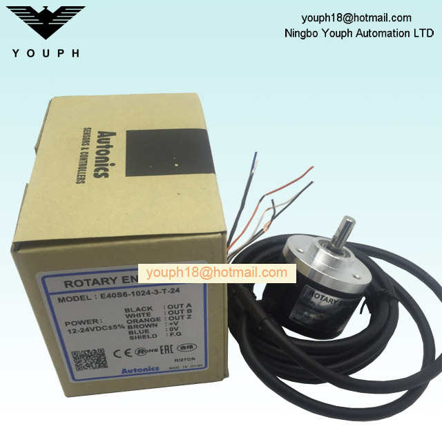 Autonics E40S6-1024-3-T-24 Codador rotativo incremental