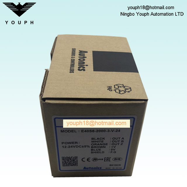 Autonics E40S6-2000-3-V-24 Codador rotativo incremental