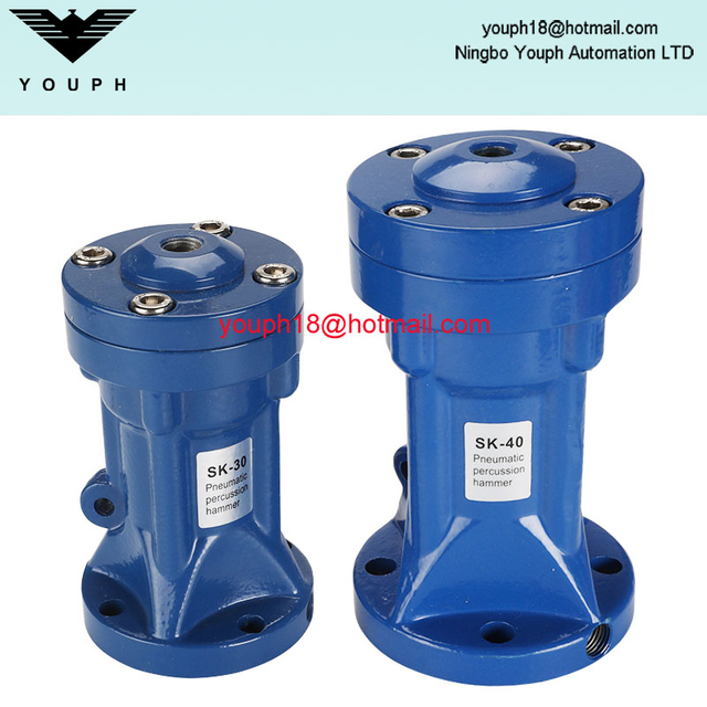 Seishin SK-40 Impacto Martillo Aluminio Aleación Pneumatic Kinker Industrial Hopper Hammer SK40