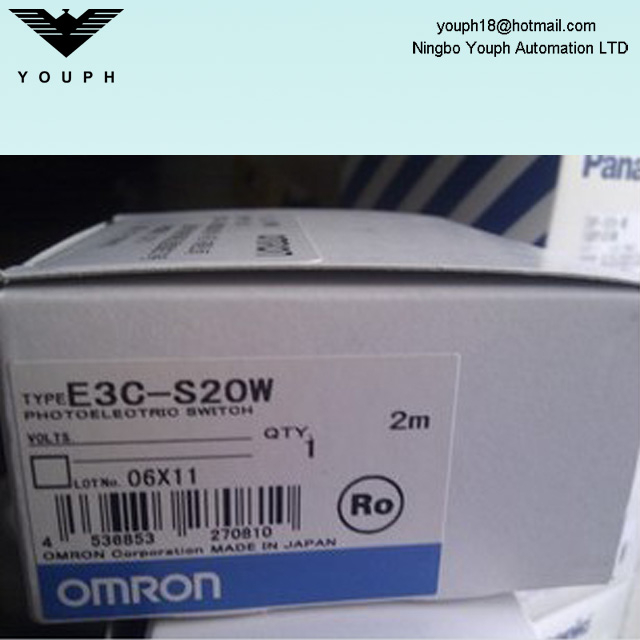Omron E3C-S20W Ating de la cabeza compacta Amplificador de cabezal separado Sensor fotoeléctrico