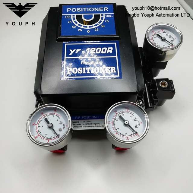 YTC YT-1200R YT-1200RD NAMUR Palanca Cilíndrica rotativa Pneumatic Posicador