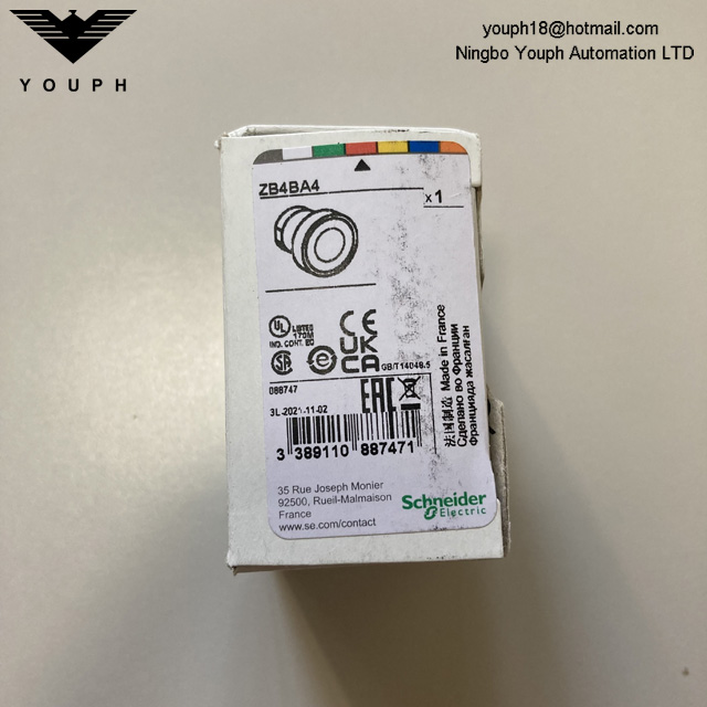 Schneider ZB4BA4 Harmony Telemecanique Button Switch