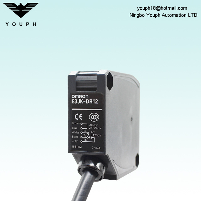 Omron E3JK-DR12 Sensor fotoeléctrico reflectante difuso
