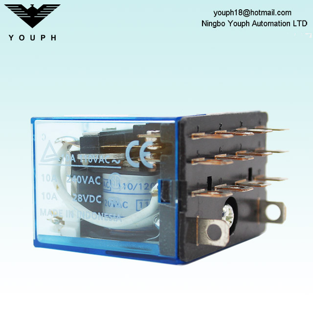 Omron Ly4n-J Ly4nj DC 12V 24V 48V 110V 220V AC Relé pequeño