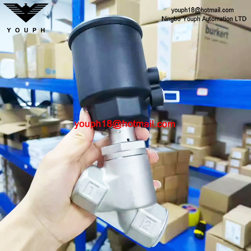 VÁLVULA de asiento en ángulo de acero inoxidable de EMERSON ASCO E290B053 E290B054 G1 pulgada 25 mm