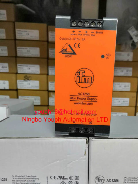 IFM Electronic AC1258 PSU-1AC ASI-8A AS-I Sensor Fuente de alimentación