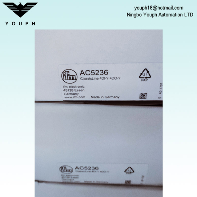 IFM AC5236 As-Interface ClassicLine 4Di-Y 4DO-Y Módulo