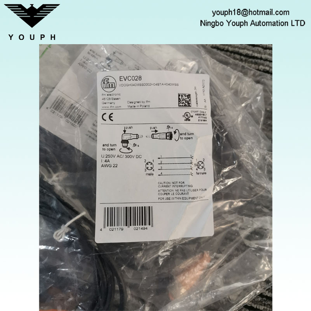IFM EVC028 VDOGH040MSSS0002H04ST040MSS Cable de conexión
