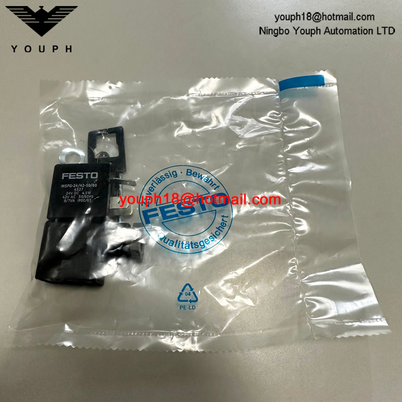 Festo MSFG-24/42-50/60 4527 24V Tiger Tiger Classic Solenoid Valve MFH-5-1/8 MFH-5-1/4 Solenoid Coil