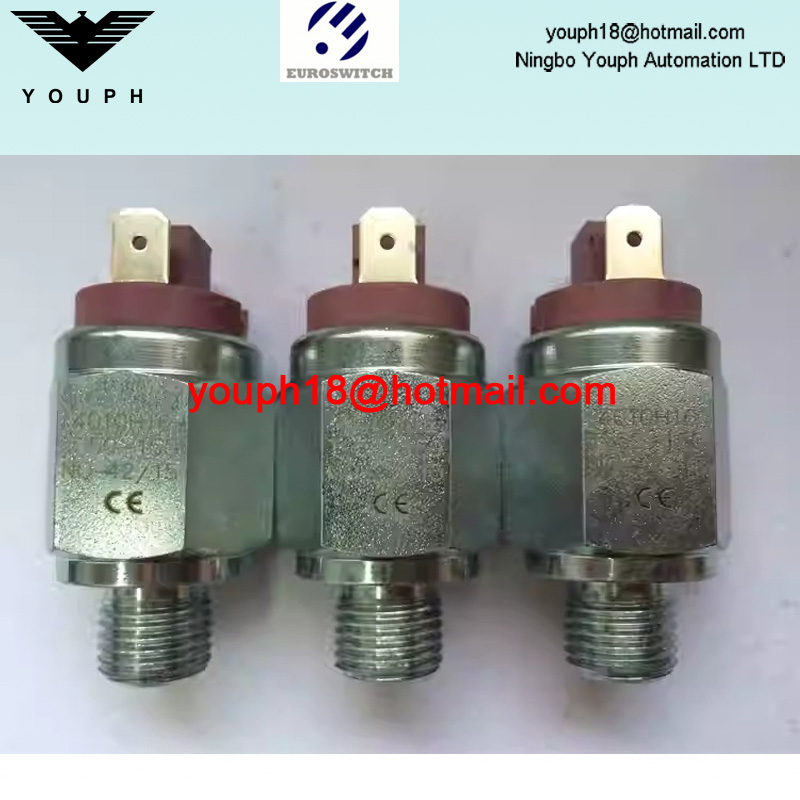 EuroSwitch 4010H16 4020H16 40V10H16 40V20H16 T50-150 40 40V Interruptor de presión del pistón