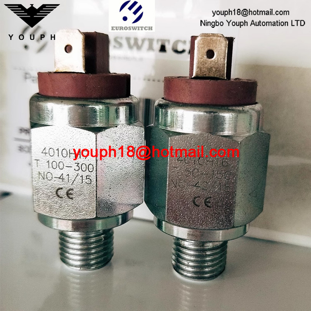 EuroSwitch 4010H17 4020H17 40V10H17 40V20H17 T50-150 40 40V Interruptor de presión del pistón