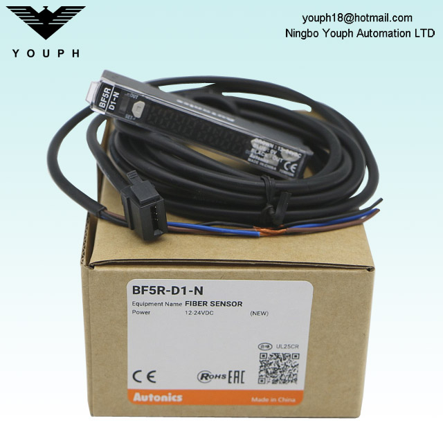 Autonics BF5R-D1-N BF5 SERVICIO Dual Pantalla Digital Fiber Optic Sensor Switch