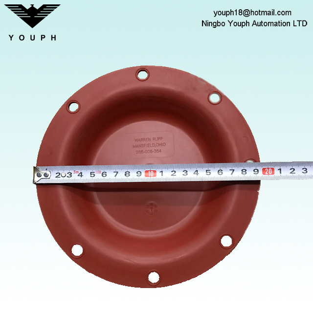 286-008-354 286-015-604 Sandpiper 1 pulgada Piezas de bomba neumática de diafragma 286.008.354 286.015.604 Diámetro 197 mm de 197 mm