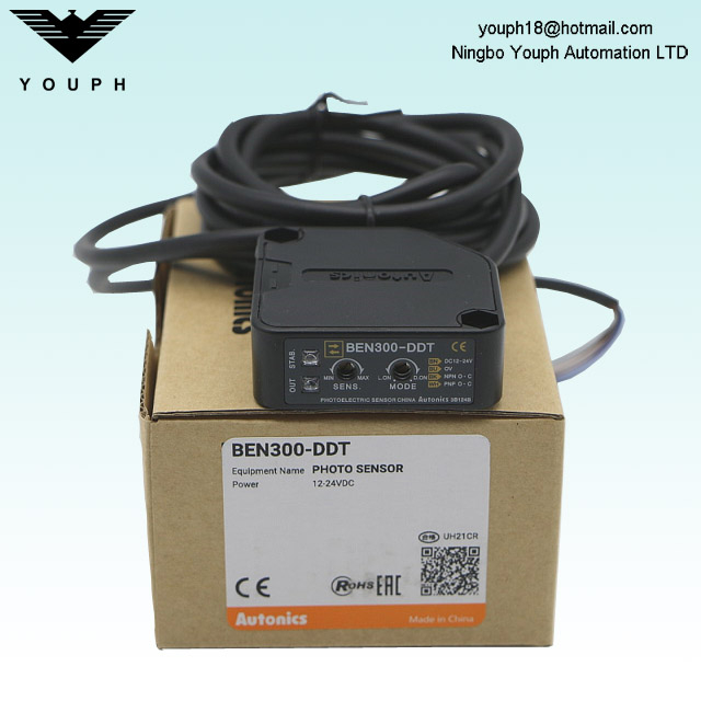 Autonics ben300-ddt difuso sensor de fotos de interruptor de proximidad reflectante