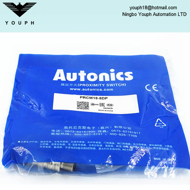 Autonics PRCM18-8DP PRCM18-8DN Tipo de conector cilíndrico Sensor de proximidad