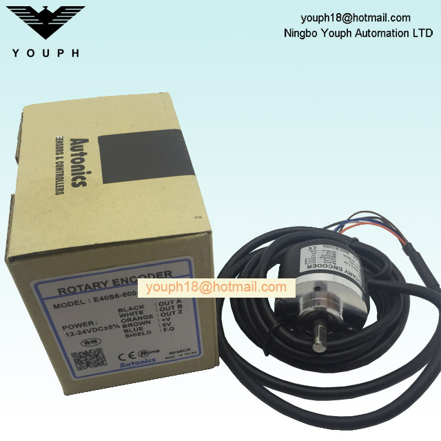 Autonics E40S6-600-3-N-24 Codador rotativo incremental