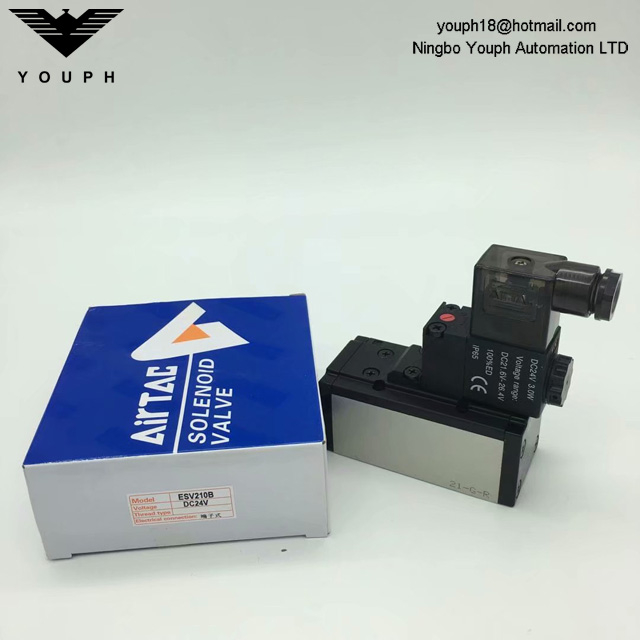 AIRTAC ESV310 ESV320 ESV330C ESV330E ESV330P Válvula solenoide estándar ISO