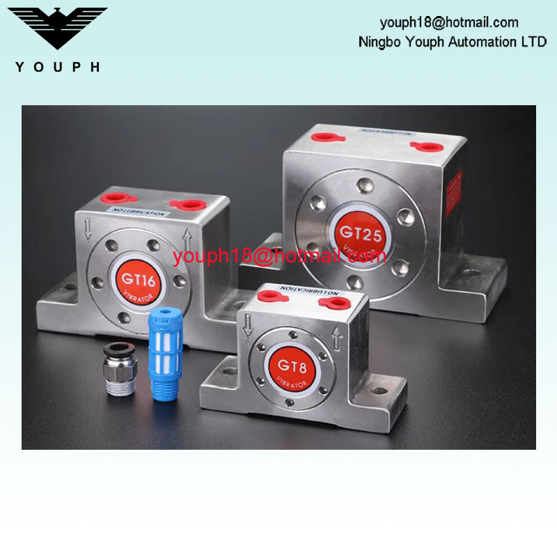 GT4 GT6 GT8 GT10 GT13 GT16 GT20 Vibradores de hormigón de acero inoxidable Vibradores de turbina giratoria de aire Vibrador neumático de impacto industrial 
