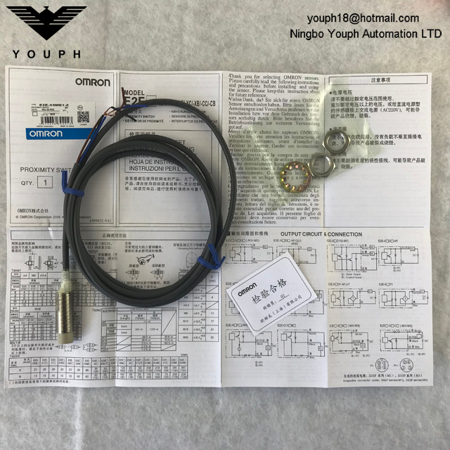 Omron E2E-X5ME1-Z E2E SIGUIENTE SENSOR DE Proximidad de cable DC 3