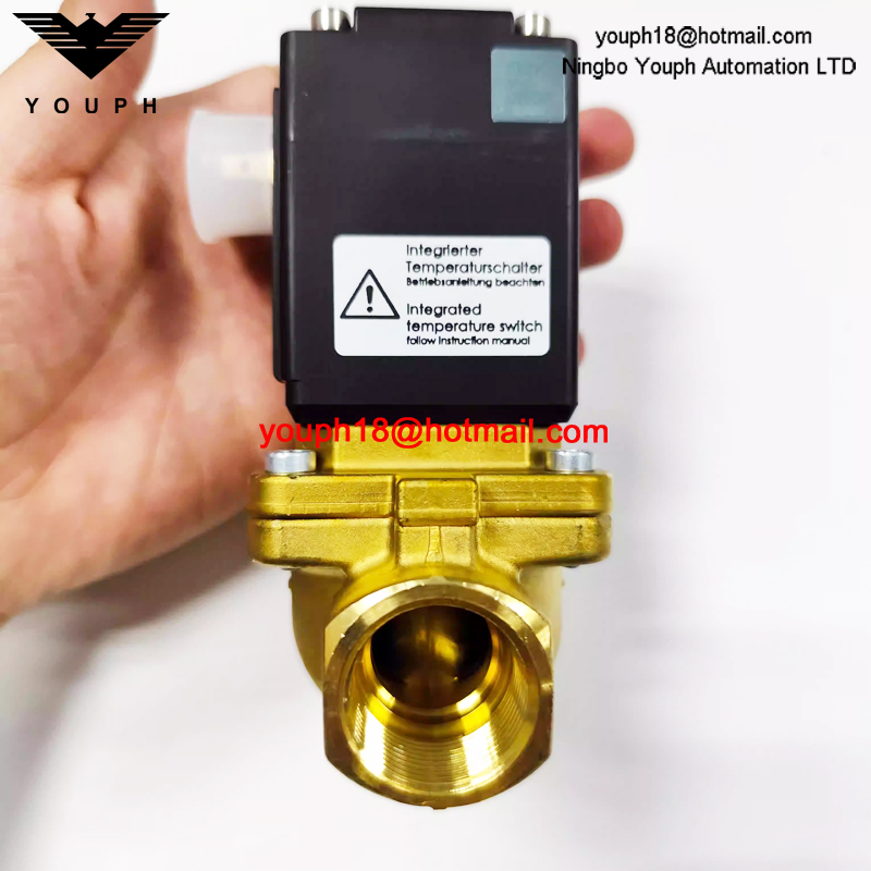 Burkert 00049518 0290A Serie G3/4' Válvula solenoide de latón de 2/2 vías servocontrolada