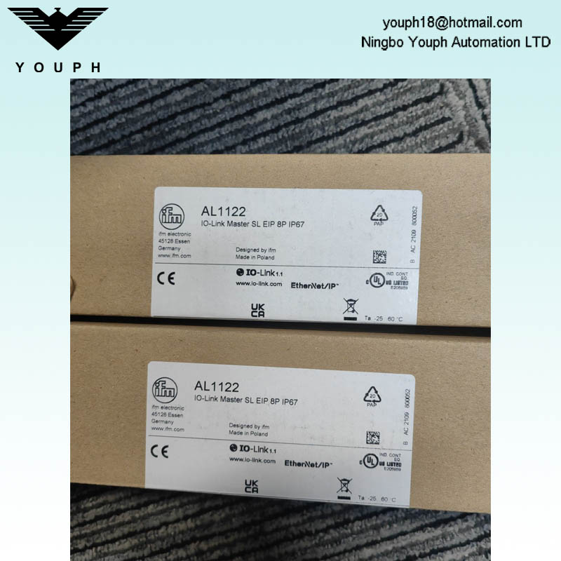 IFM AL1122 Ethernet/Interfaz IP SL EIP 8P IP67 IO-Link Master