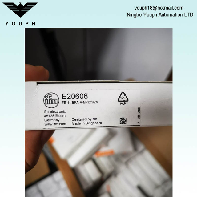 IFM E20606 FE-11-EPA-M4/F1X1/2M Sensor de haz de fibra óptica