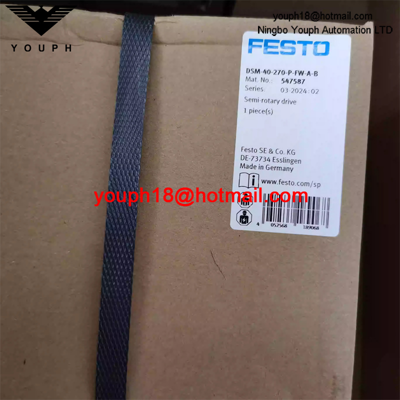 Festo DSM-40-270-P-FW-AB 547587 547588 547589 DSM-40-270-AB 547595 G1/8 Drive semi-rotación de aluminio