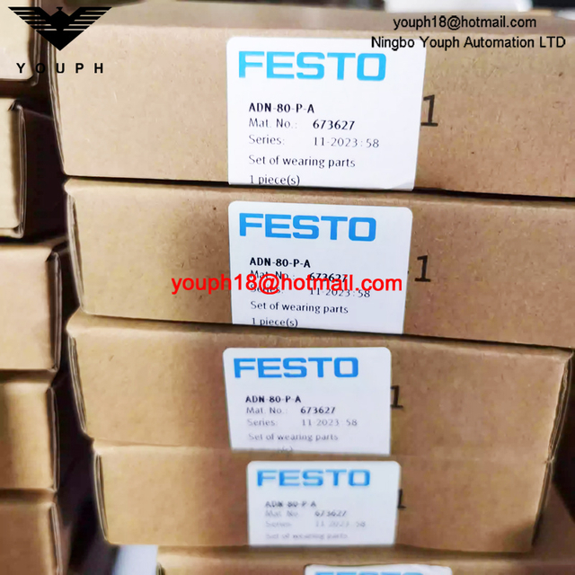 Festo ADN-80-PA 673627 ADN-80 Cilíndrico neumático juego de piezas de uso