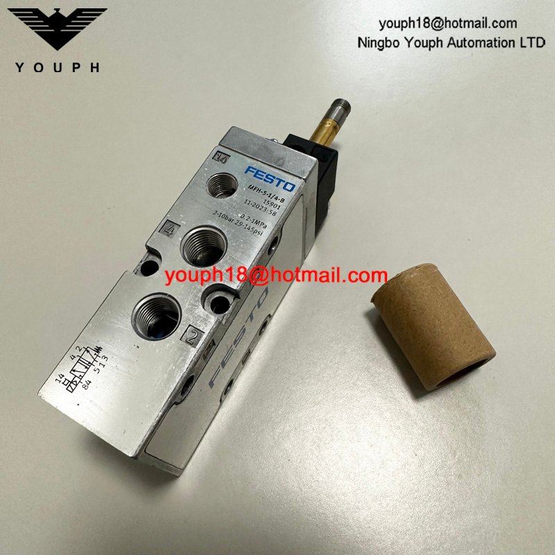 Festo MFH-5-1/4-B 15901 G1/4 5/2 válvulas monoestables solenoides de tigre