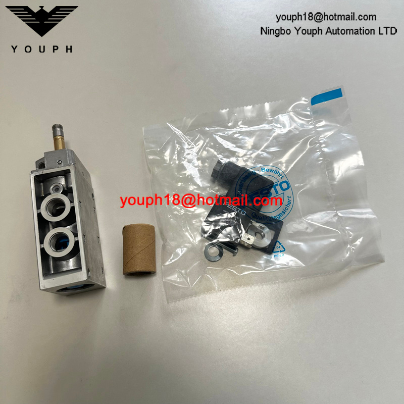 Festo MFH-5-1/4 6211 G1/4 Coil 24VDC 110VAC 220VAC MFH Válvula solenoide