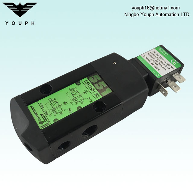 SCG551A001MS ASCO 3/2 Válvula solenoide de 1/4 de pulgada 