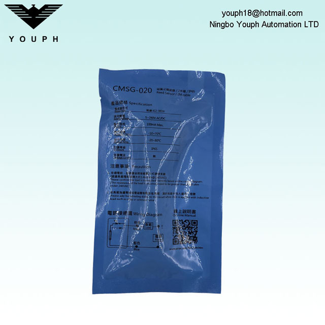 Airtac CMSG-020 2 alambres IP65 con sensor de láminas CMS CMS de 2M Cable