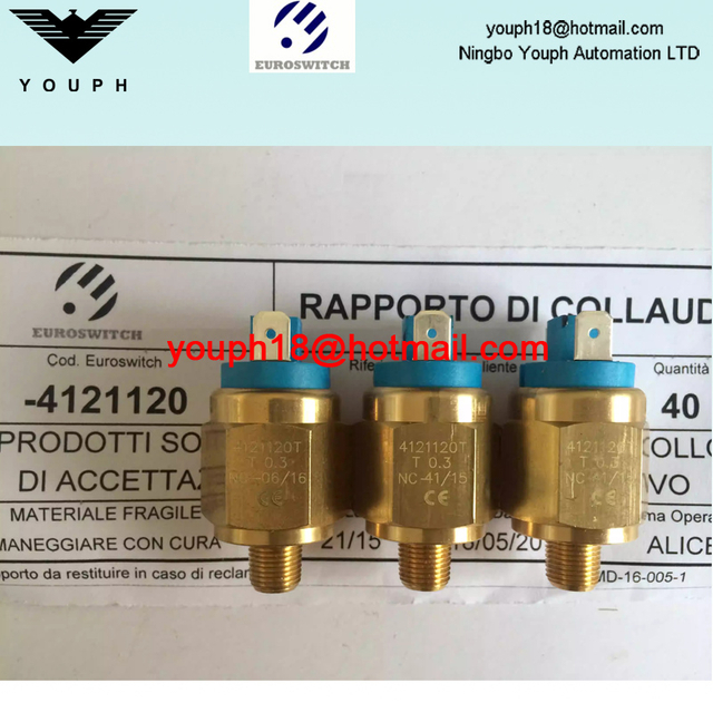 Italia EuroSwitch 4121120t 4121121t 4120122 interruptor de presión de diafragma