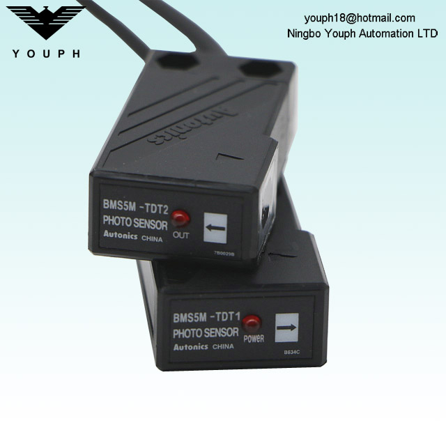 Autonics BMS5M-TDT Amplificador de haz de paso Tipo incorporado por sensor fotoeléctrico de detección lateral